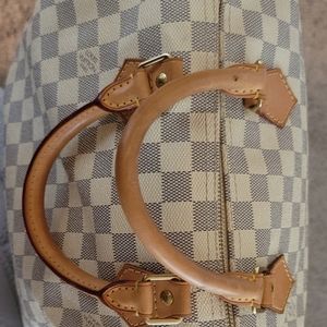 Louis Vuitton speedy 25 Damier Azur bag
